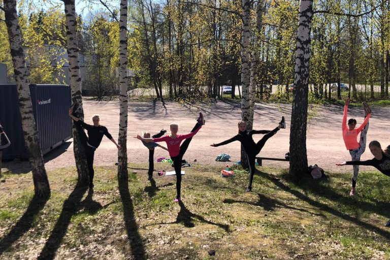 Kilparyhmän ensimmäiset lähitreenit koronatauon jälkeen.